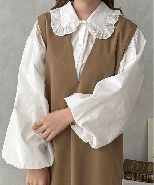 apres jour clair(アプレジュールクレア)の「【apres jour clair】アソート襟ブラウス【ZOZOTOWN限定アイテム】(シャツ/ブラウス・レディース・アイボリー/オフホワイト/ホワイト系その他/ベージュ系その他・フリー/X-LARGE)」の11枚目の写真