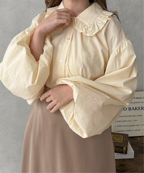 apres jour clair(アプレジュールクレア)の「【apres jour clair】アソート襟ブラウス【ZOZOTOWN限定アイテム】(シャツ/ブラウス・レディース・アイボリー/オフホワイト/ホワイト系その他/ベージュ系その他・フリー/X-LARGE)」の14枚目の写真