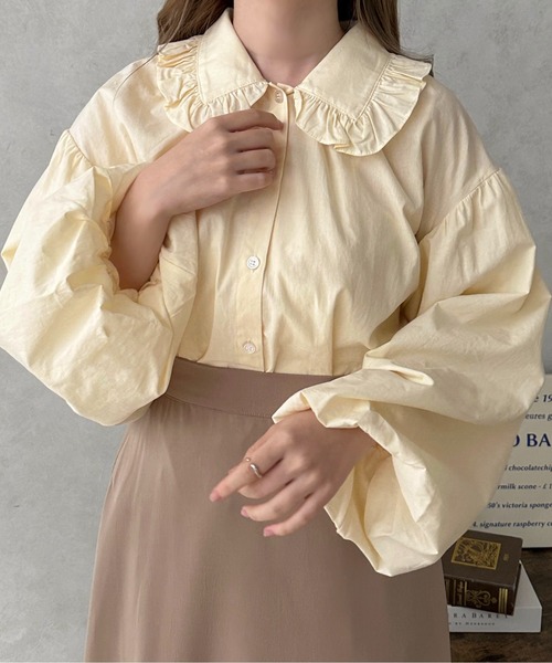 apres jour clair(アプレジュールクレア)の「【apres jour clair】アソート襟ブラウス【ZOZOTOWN限定アイテム】(シャツ/ブラウス・レディース・アイボリー/オフホワイト/ホワイト系その他/ベージュ系その他・フリー/X-LARGE)」の15枚目の写真