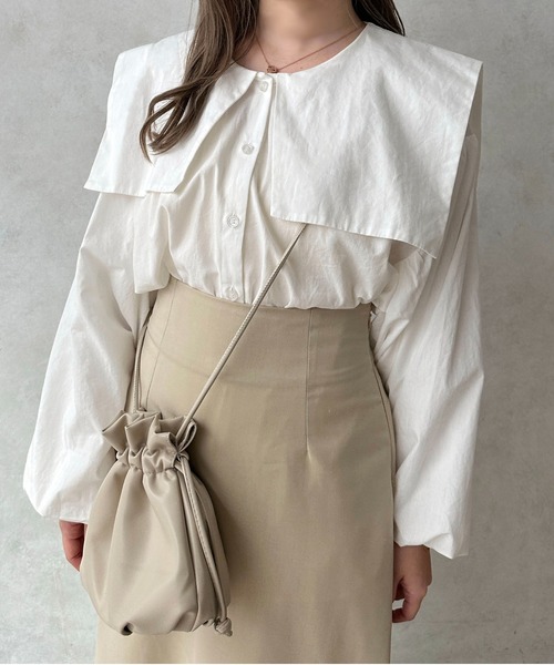 apres jour clair(アプレジュールクレア)の「【apres jour clair】アソート襟ブラウス【ZOZOTOWN限定アイテム】(シャツ/ブラウス・レディース・アイボリー/オフホワイト/ホワイト系その他/ベージュ系その他・フリー/X-LARGE)」の5枚目の写真