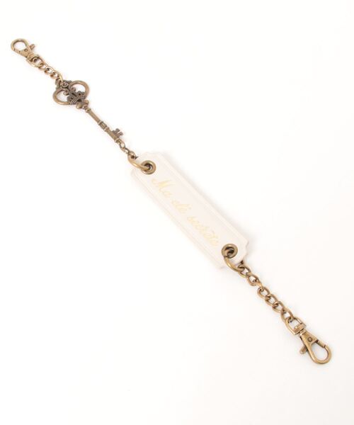 axes femme(アクシーズファム)の「鍵×チェーンポシェット(ショルダーバッグ・レディース・キナリ/ブラック/ブラウン・FREE)」の8枚目の写真