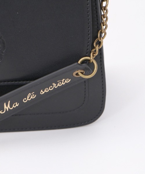 axes femme(アクシーズファム)の「鍵×チェーンポシェット(ショルダーバッグ・レディース・キナリ/ブラック/ブラウン・FREE)」の17枚目の写真