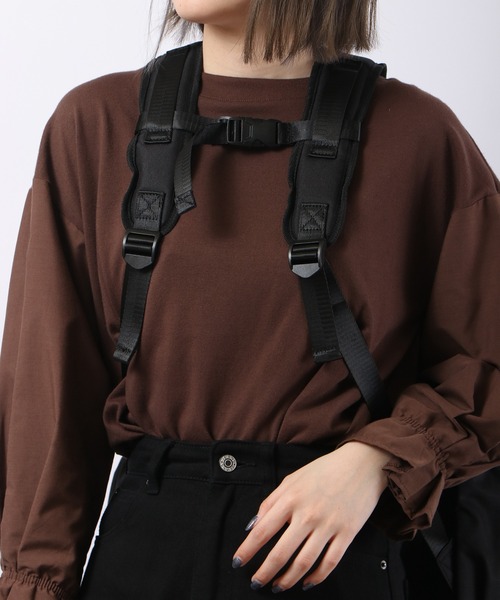 CECIL McBEE（セシルマクビー）の「ポリキャンスクエアリュック（バックパック/リュック・レディース・ピンク/ブラック・F）」の13枚目の写真