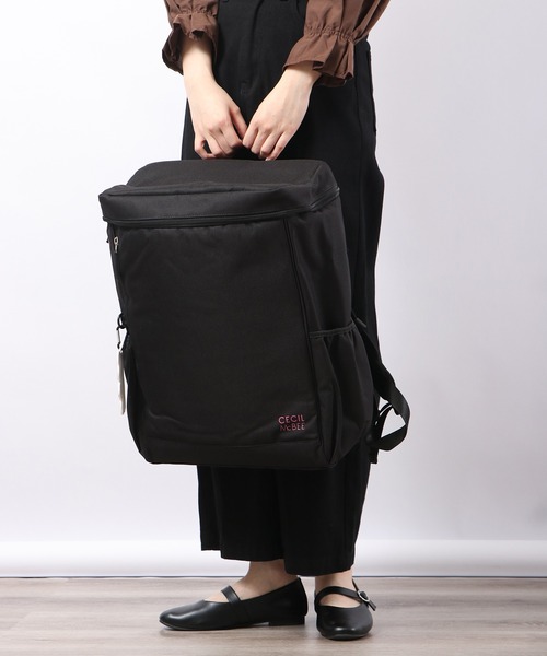 CECIL McBEE（セシルマクビー）の「ポリキャンスクエアリュック（バックパック/リュック・レディース・ピンク/ブラック・F）」の15枚目の写真