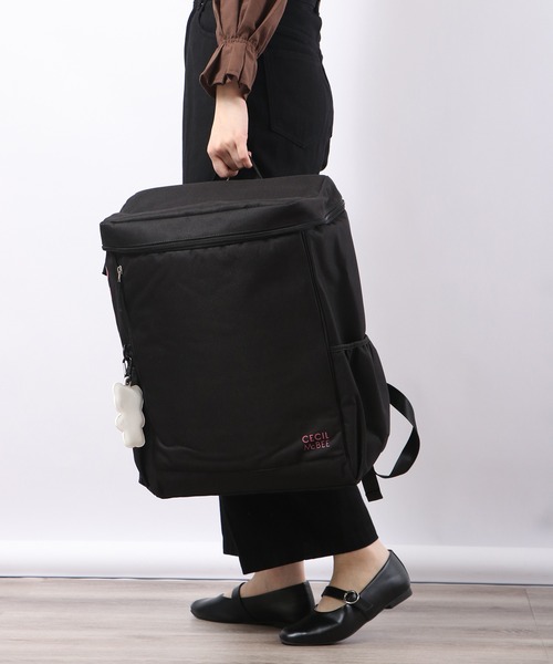 CECIL McBEE（セシルマクビー）の「ポリキャンスクエアリュック（バックパック/リュック・レディース・ピンク/ブラック・F）」の16枚目の写真