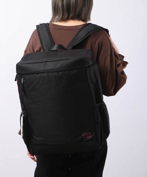 CECIL McBEE（セシルマクビー）の「ポリキャンスクエアリュック（バックパック/リュック・レディース・ピンク/ブラック・F）」の10枚目の写真