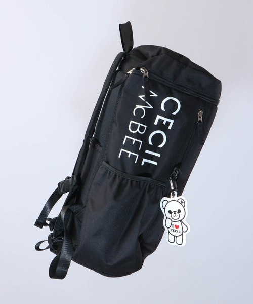 CECIL McBEE（セシルマクビー）の「ポリキャンスクエアリュック（バックパック/リュック・レディース・ピンク/ブラック・F）」の4枚目の写真