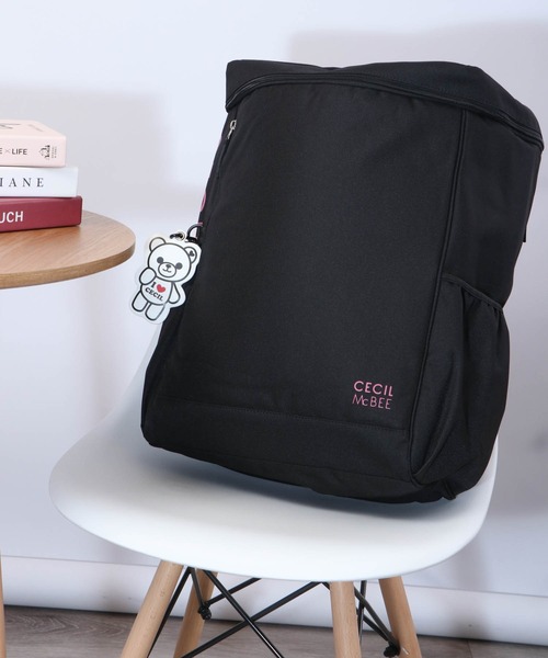 CECIL McBEE（セシルマクビー）の「ポリキャンスクエアリュック（バックパック/リュック・レディース・ピンク/ブラック・F）」の8枚目の写真