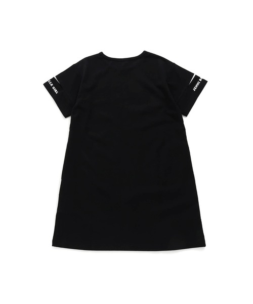 JENNI belle（ジェニィベル）の「【WEB限定】袖スリットワンピ（ワンピース・キッズ・ブラック/ミント・150cm/140cm/130cm/160cm）」の7枚目の写真