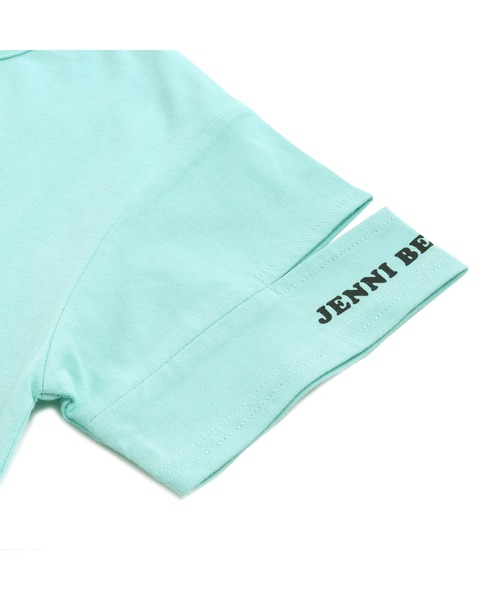 JENNI belle（ジェニィベル）の「【WEB限定】袖スリットワンピ（ワンピース・キッズ・ブラック/ミント・150cm/140cm/130cm/160cm）」の12枚目の写真