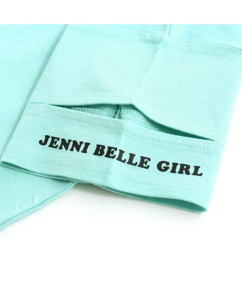 JENNI belle（ジェニィベル）の「【WEB限定】袖スリットワンピ（ワンピース・キッズ・ブラック/ミント・150cm/140cm/130cm/160cm）」の14枚目の写真