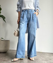 【WEB限定】６オンスワイドデニムパンツ