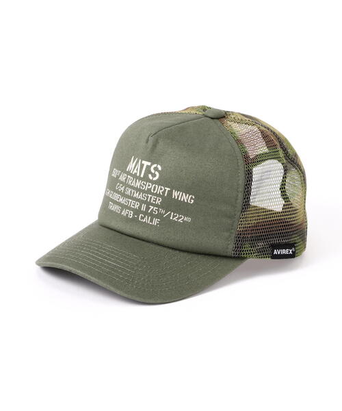 【完売品】AVIREX アビレックス MATS CAP キャップ アメカジ 古着 AVIREX メッシュキャップ メンズ アヴィレックス アビレックス