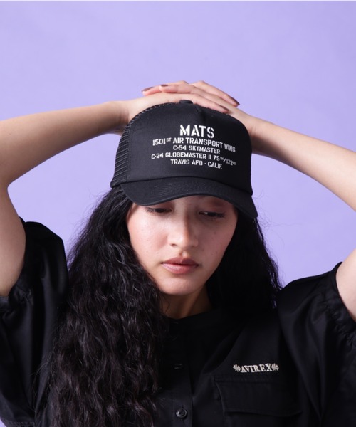 AVIREX（アヴィレックス）の「MESH CAP MATS / メッシュ キャップ / AVIREX / アヴィレックス（キャップ・メンズ・ブラック/ネイビー/オリーブ系/その他・F）」の13枚目の写真