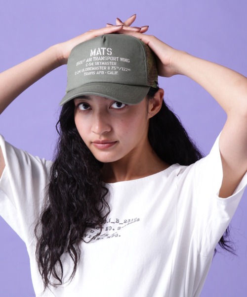 AVIREX（アヴィレックス）の「MESH CAP MATS / メッシュ キャップ / AVIREX / アヴィレックス（キャップ・メンズ・ブラック/ネイビー/オリーブ系/その他・F）」の10枚目の写真