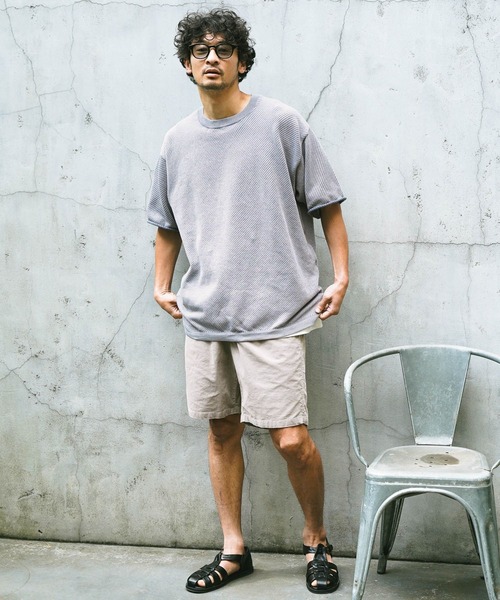 BAYFLOW(ベイフロー)の「ライトコーデュロイ リラックスショートパンツ(その他パンツ・メンズ・グレー/チャコール/ブルー/ブラウン・SMALL/MEDIUM/LARGE)」の9枚目の写真