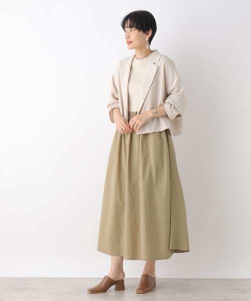 LEPSIM（レプシィム）の「カットドッキングフレアワンピース　196723（ワンピース・レディース・ブラック/ベージュ/アイボリー・FREE）」の3枚目の写真