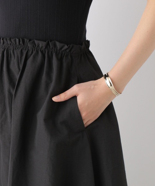 LEPSIM（レプシィム）の「カットドッキングフレアワンピース　196723（ワンピース・レディース・ブラック/ベージュ/アイボリー・FREE）」の12枚目の写真