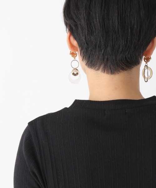 LEPSIM（レプシィム）の「カットドッキングフレアワンピース　196723（ワンピース・レディース・ブラック/ベージュ/アイボリー・FREE）」の14枚目の写真