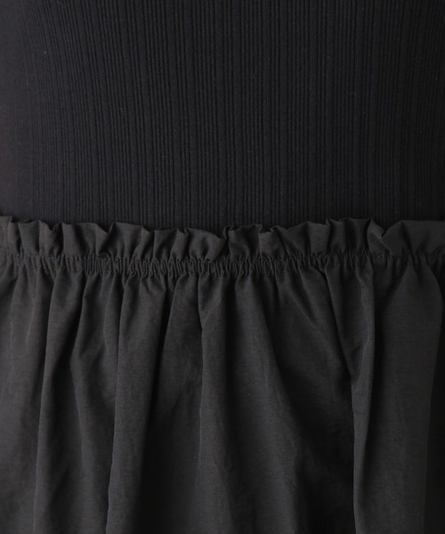 LEPSIM（レプシィム）の「カットドッキングフレアワンピース　196723（ワンピース・レディース・ブラック/ベージュ/アイボリー・FREE）」の15枚目の写真