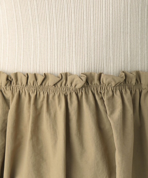 LEPSIM（レプシィム）の「カットドッキングフレアワンピース　196723（ワンピース・レディース・ブラック/ベージュ/アイボリー・FREE）」の17枚目の写真