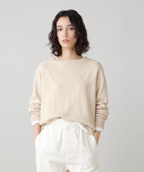 マーガレットハウエル　 LINEN COTTON　リネンコットン　ニット MARGARET HOWELL（マーガレットハウエル）の「LINEN COTTON（ニット