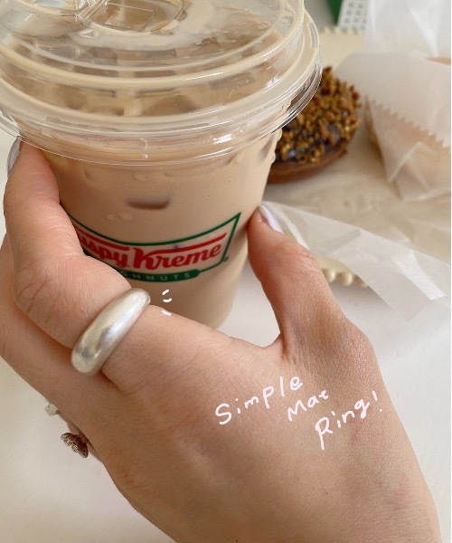 whim(ウィム)の「Simple Mat Ring-シンプルリング-(リング・レディース・シルバー/ゴールド・FREE)」の10枚目の写真