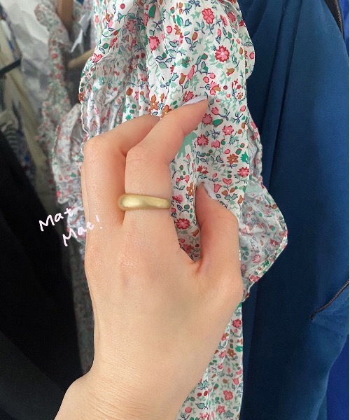 whim(ウィム)の「Simple Mat Ring-シンプルリング-(リング・レディース・シルバー/ゴールド・FREE)」の8枚目の写真