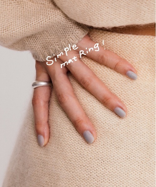 whim(ウィム)の「Simple Mat Ring-シンプルリング-(リング・レディース・シルバー/ゴールド・FREE)」の15枚目の写真