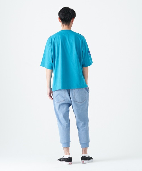 CORISCO（コリスコ）の「サガラワッペン 半袖BIG TEE(M1)（Tシャツ/カットソー・メンズ・レッド/ブラック/ライトグレー/ホワイト/ブルー/グリーン・X-LARGE/MEDIUM/LARGE）」の16枚目の写真