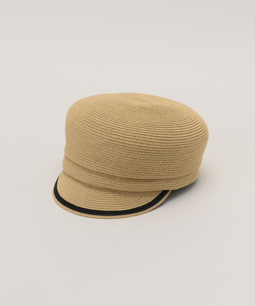 JOURNAL STANDARD relume（ジャーナルスタンダード　レリューム）の「RELUME LINE CASQUETTE：キャスケット（ハット・レディース・ブラック/ベージュ・FREE）」の10枚目の写真