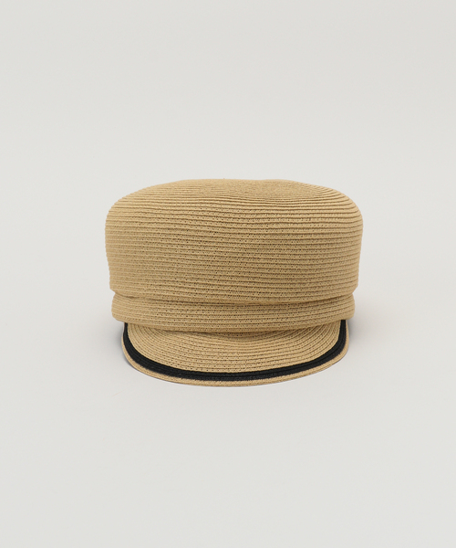 JOURNAL STANDARD relume（ジャーナルスタンダード　レリューム）の「RELUME LINE CASQUETTE：キャスケット（ハット・レディース・ブラック/ベージュ・FREE）」の8枚目の写真