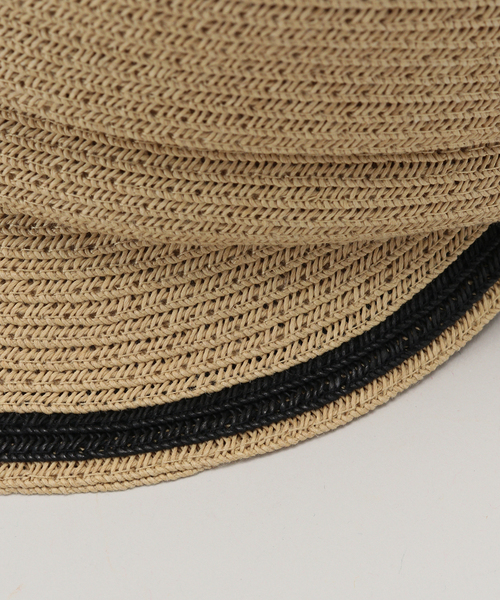 JOURNAL STANDARD relume（ジャーナルスタンダード　レリューム）の「RELUME LINE CASQUETTE：キャスケット（ハット・レディース・ブラック/ベージュ・FREE）」の19枚目の写真