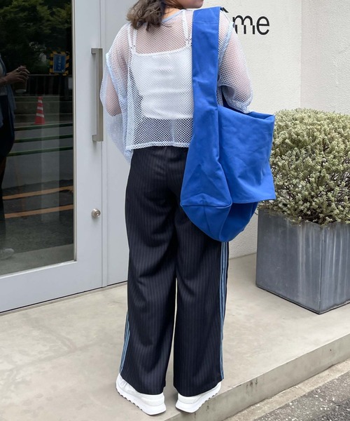 archives(アルシーヴ)の「【LIMITED】MULCHWAY MESH TOPS(Tシャツ/カットソー・レディース・ブルー/オフホワイト/モカ・MEDIUM)」の10枚目の写真
