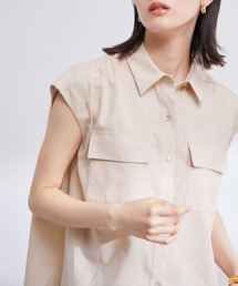 ROPE' | 【高評価】【エディター三尋木奈保さんコラボ】きちんと涼感ノースリーブブラウス/セットアップ対応(シャツ/ブラウス)