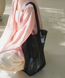 Kastane | チャーム付きメッシュBAG(トートバッグ)