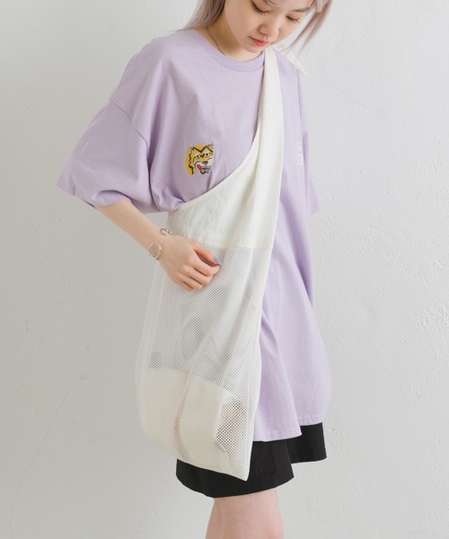 WHIMSIC（ウィムジック）の「【UNISEX】マルチウェイメッシュアズマバッグ（トートバッグ・メンズ・ブラック/グレー/オフホワイト・FREE）」の16枚目の写真