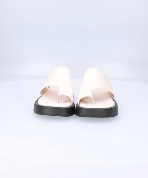 Right-on（ライトオン）の「厚底トングサンダル（サンダル・レディース・ホワイト/ブラック・M/L/XL/S）」の14枚目の写真