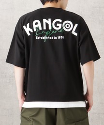KANGOL カンゴール フェイクレイヤードバックロゴTシャツ