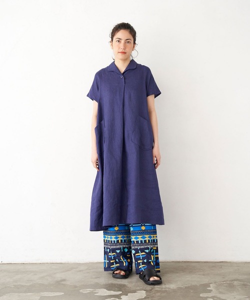 極美品♪マリンフランセーズ◆ドットフレンチスリーブワンピース チェック 極美品♪マリンフランセーズ◇ドットフレンチスリーブワンピース