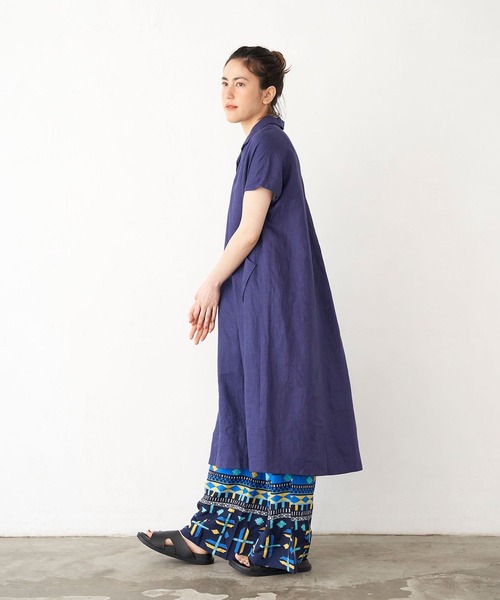 極美品♪マリンフランセーズ◆ドットフレンチスリーブワンピース チェック 極美品♪マリンフランセーズ◇ドットフレンチスリーブワンピース