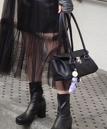 minia | ロングハンドルバックルバッグ(ハンドバッグ)