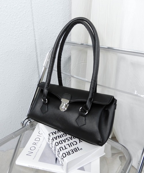 minia（ミニア）の「ロングハンドルバックルバッグ（ハンドバッグ・レディース・ブラック・FREE）」の12枚目の写真