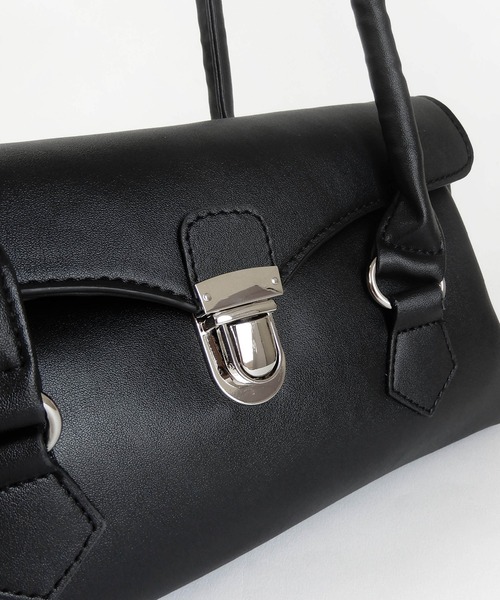 minia（ミニア）の「ロングハンドルバックルバッグ（ハンドバッグ・レディース・ブラック・FREE）」の19枚目の写真