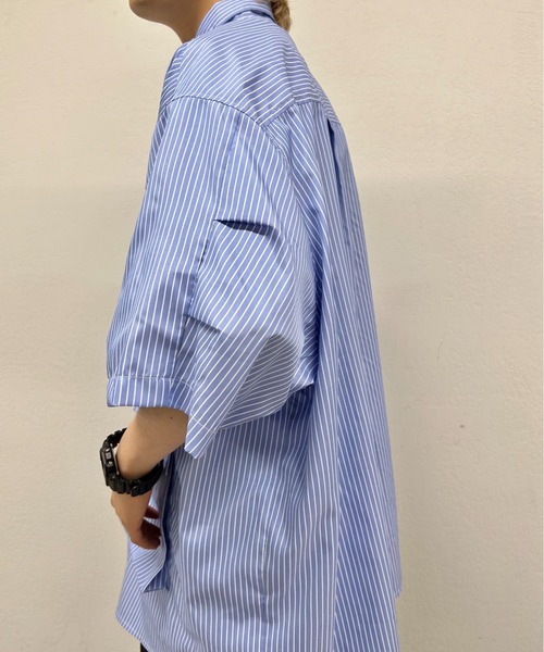 WHO'S WHO gallery(フーズフーギャラリー)の「COOPER FACT スーパービッグポケット半袖シャツ(シャツ/ブラウス・メンズ・ブラック/ホワイト系その他/ブルー系その他/ブルー/ベージュ/ネイビー/チャコールグレー・FREE)」の22枚目の写真