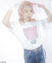 【Disney/ディズニー/プリンセス】ClippingアートTシャツ