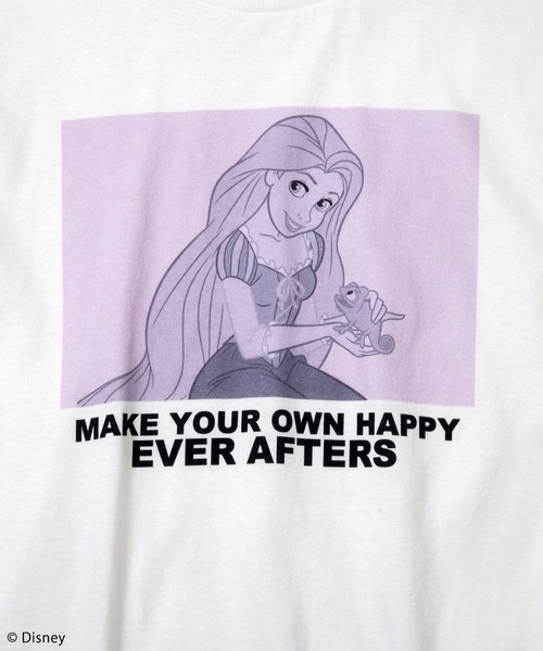 4GEEKS BY SPIRALGIRL(フォーギークスバイスパイラルガール)の「【Disney/ディズニー/プリンセス】ClippingアートTシャツ(Tシャツ/カットソー・レディース・パープル/ブルー/ピンク/グリーン/ベージュ/ブラウン・FREE)」の16枚目の写真