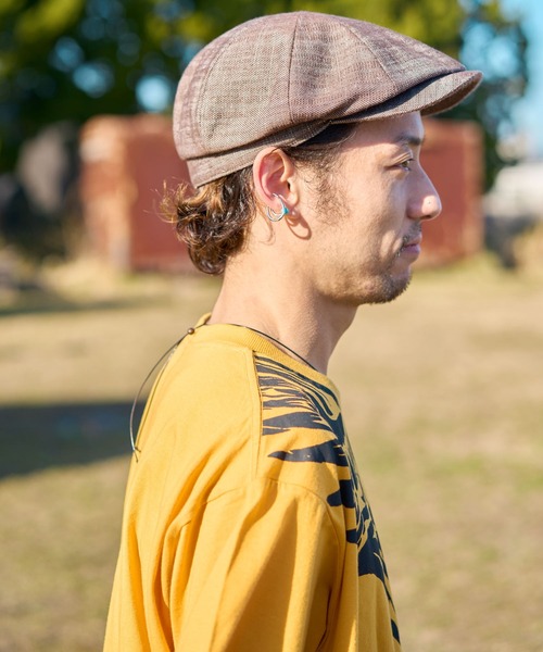 チャイハネ（チャイハネ）の「【チャイハネ】ストーンキャッチMEN'Sイヤーカフ（イヤーカフ・メンズ・ターコイズブルー/ブラウン/ブラック系その他・FREE）」の7枚目の写真