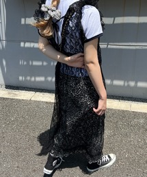 WC | フリルレースロングワンピース(ワンピース)