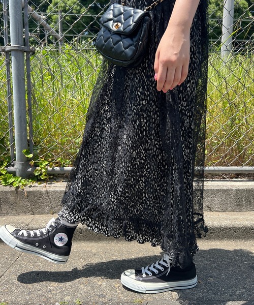 WC（ダブル シー）の「フリルレースロングワンピース（ワンピース・レディース・ブラック/アイボリー・FREE）」の17枚目の写真